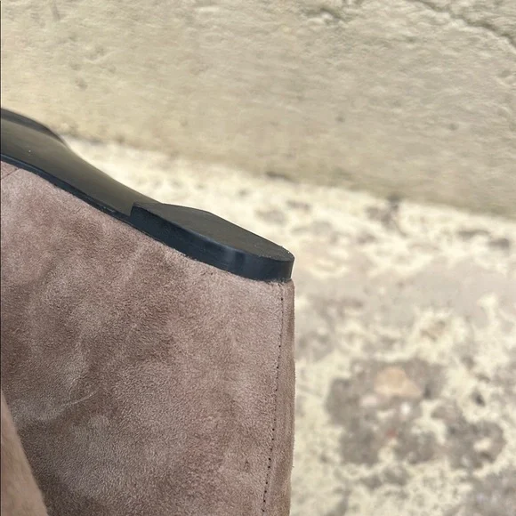 Franco Sarto Tan/black Wedge Shoes Suede - Picture 13 of 15